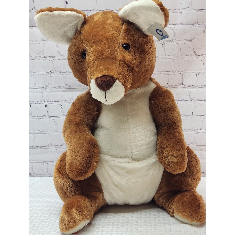 Brand NEW! Goffa Large Kangaroo 24" Plushie Stuffed Animal Kangaroo Pouch